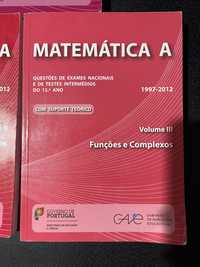 Livros exercícios exame Matemática 12 ano