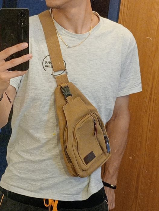 Bolsa de lona vintage