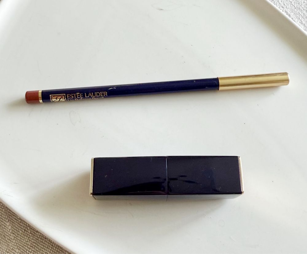 Estee Lauder szminka i konturówka tylko testy