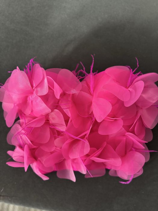 Топ рожевий квітковий