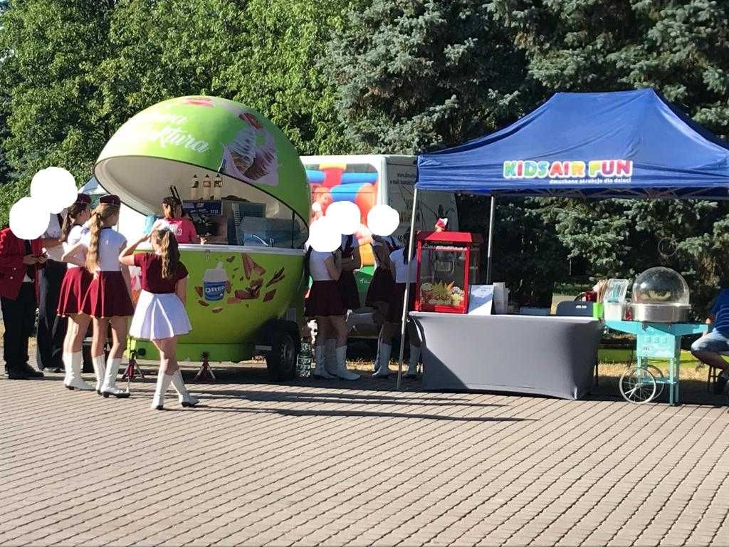 Wynajem Dmuchaniec Dmuchańce Zjeżdżalnia Eurobungee Wata Popcorn Lody