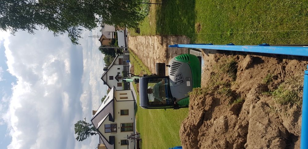 Budowa dròg dojazdowych,Usługi koparką,drenaż,pokrycia dachowe