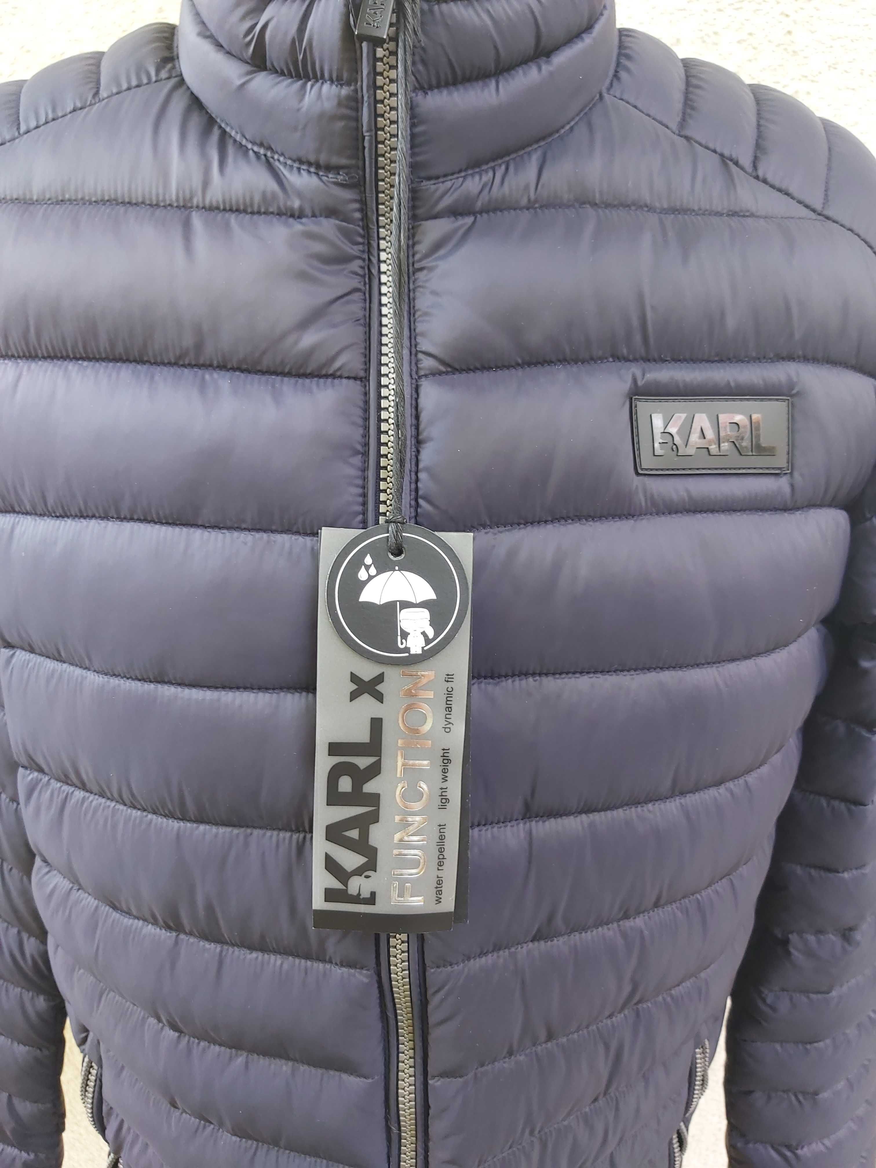 Nowa kurtka Karl Lagerfeld X function bomberka pikowana zimowa 50 L xl