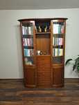 Biblioteczka, witryna, szafa drewniana, meble do salonu, bardzo dobra