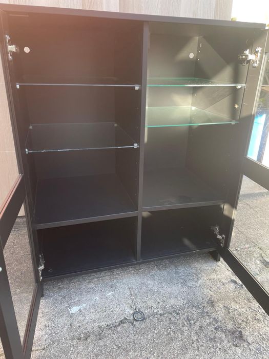 Armário móvel de apoio preto