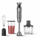 Blender Ręczny 800W KLAMER Turbo Stal Nierdzewna
