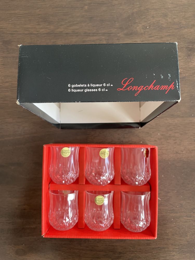 Conjunto cristal 6 cálices de licor 6cl