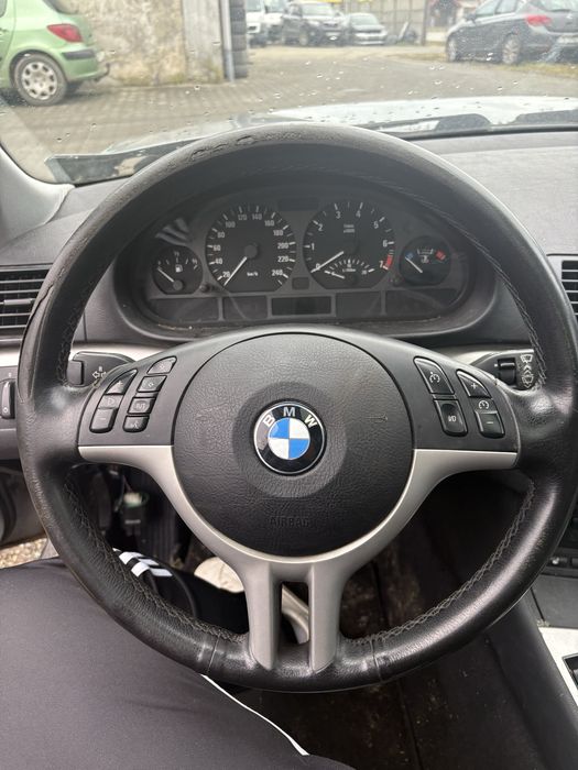 Kierownica bmw e46 e39 okrągła poduszka multifunkcja
