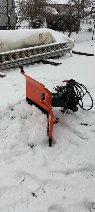 Pług do śniegu składany