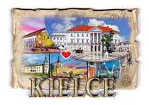 KIELCE Magnes na lodówkę D039