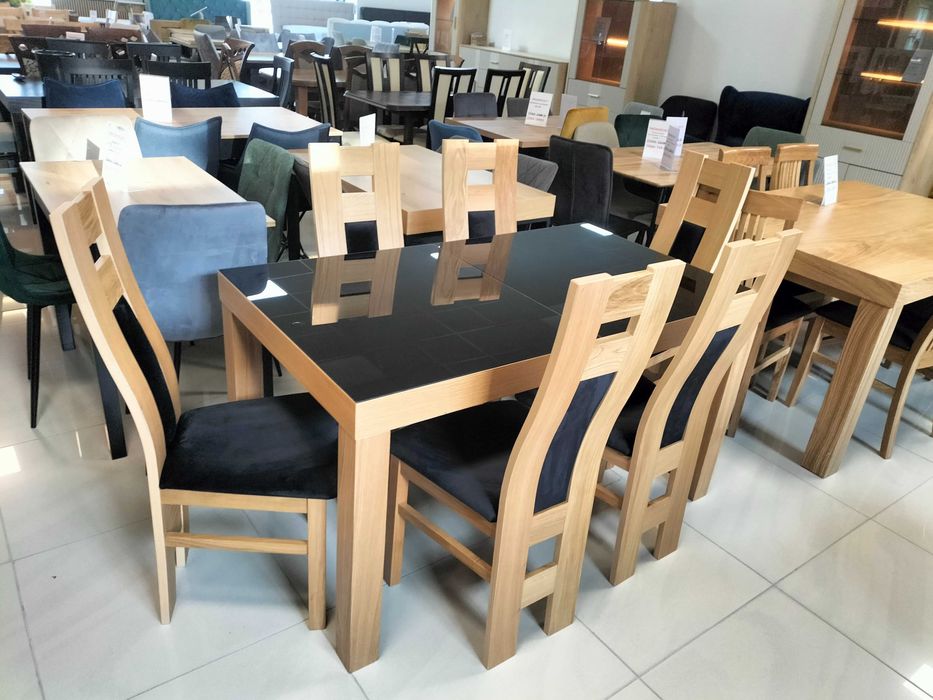 (128WN) Stół rozkładany + 6 krzeseł, wyprzedaż 2999 zł