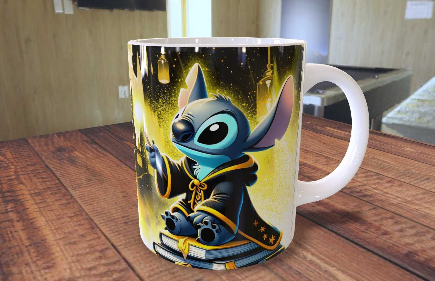 Caneca personalizada Stitch-Harry-Potter Collection Amarelo