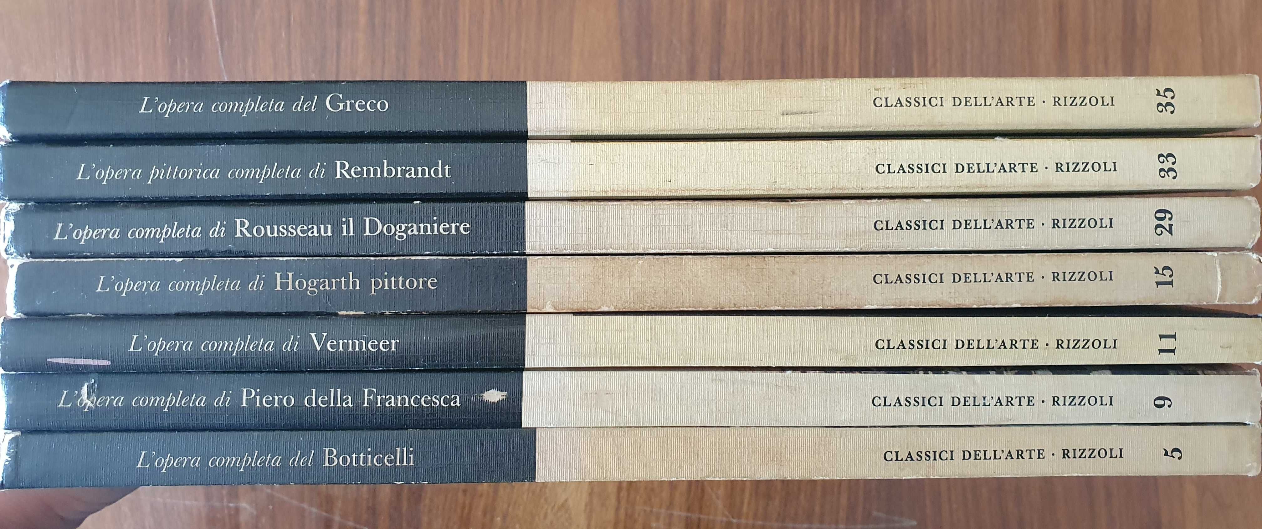 Livros da Colecção Classici dell'arte Rizzoli - Arte, Pintura