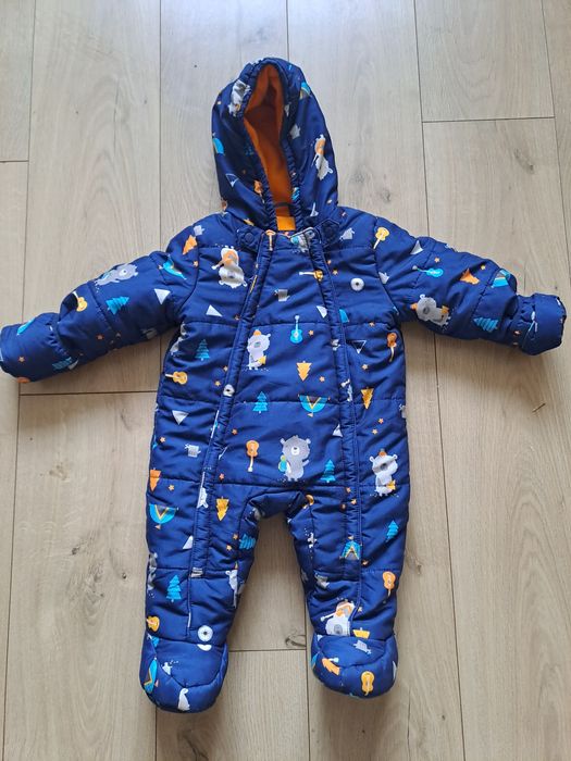 Комбінезон теплий, зимовий, розмір 6-9місяців