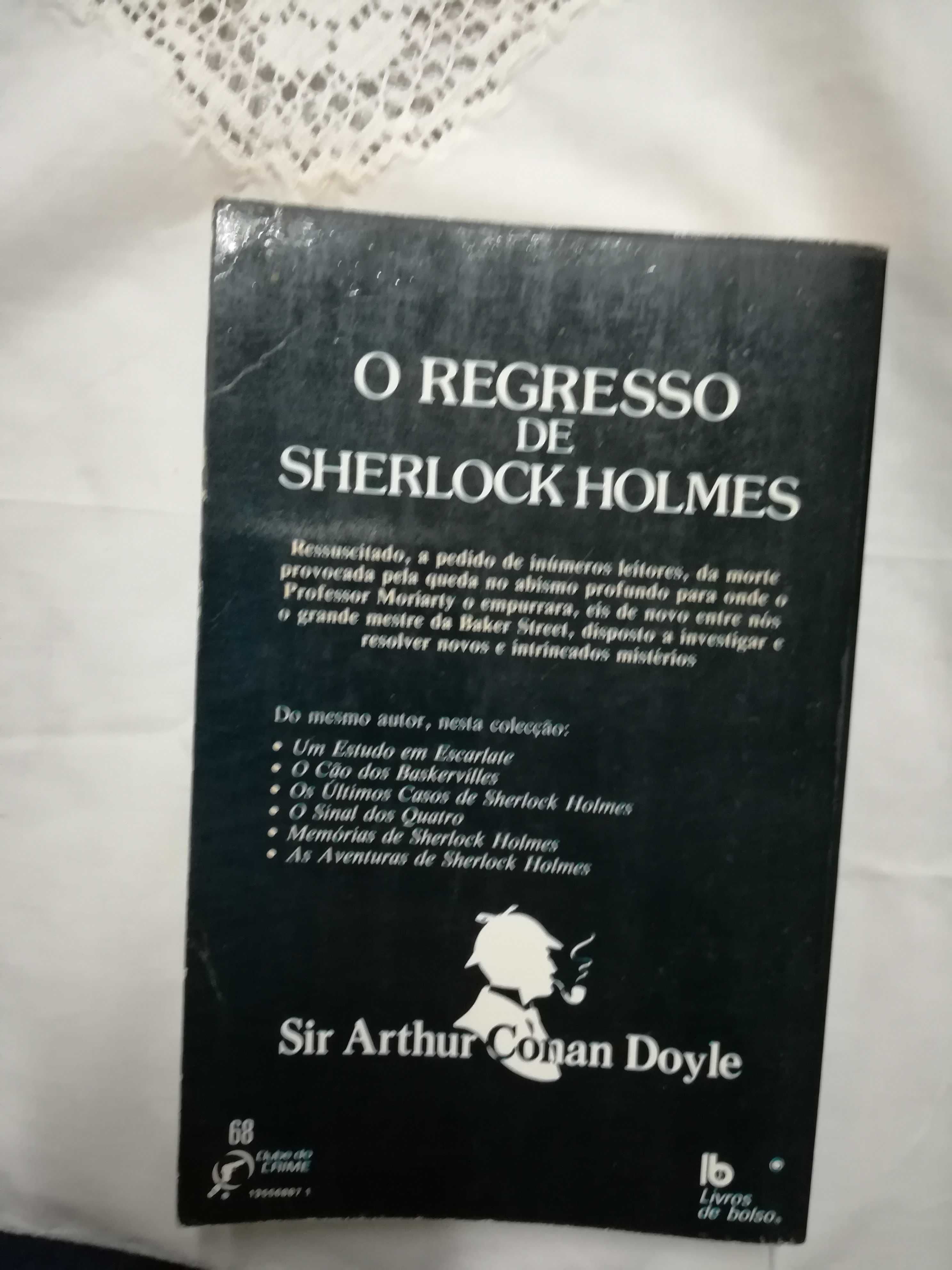 Livro - Sir Arthur Conan Doyle *O Regresso de Sherlock Holmes*