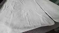 Wodoodporny podkład cerata na łóżko biała, rozmiar 120x60 - 2 sztuki
