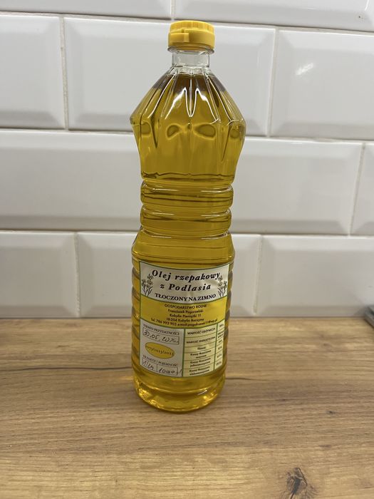 Olej Rzepakowy tloczony na zimno 1l