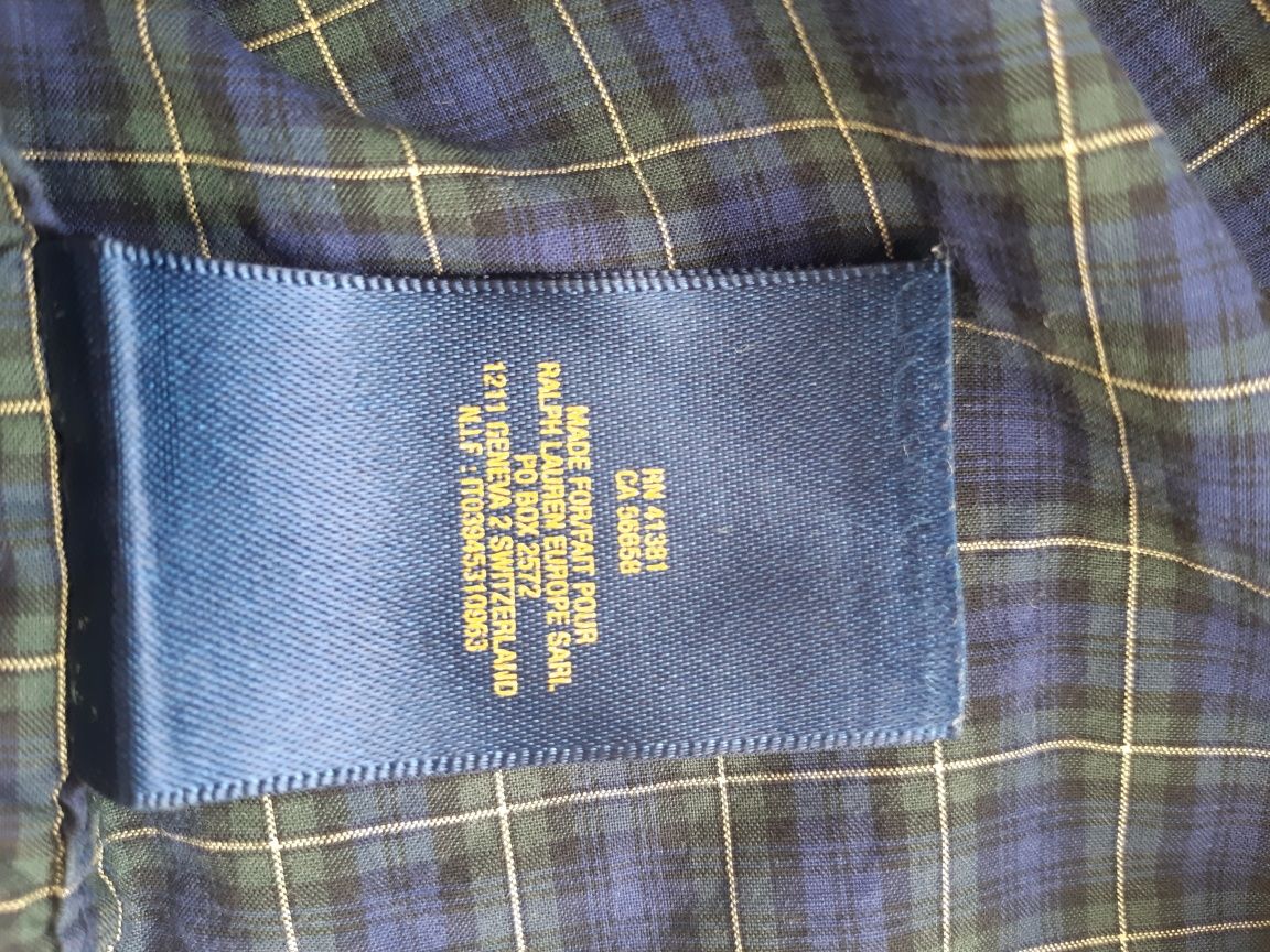 Koszulka w kratę Ralph Lauren roz. M