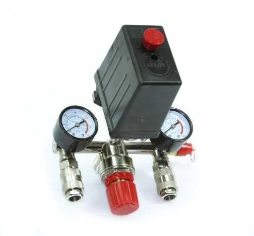 Wyłącznik ciśnieniowy presostat reduktor 2- manometry - PL-230