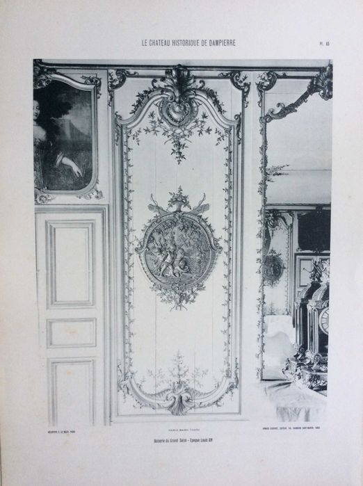Le Chateau Historique de Dampierre. Heliotipia de 1905. Lote 5