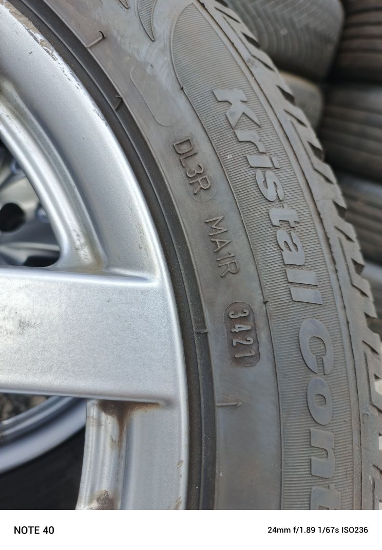 Koła aluminiowe zimowe mazda honda Kia Hyunda toyota 5x114 et47 7,5x17
