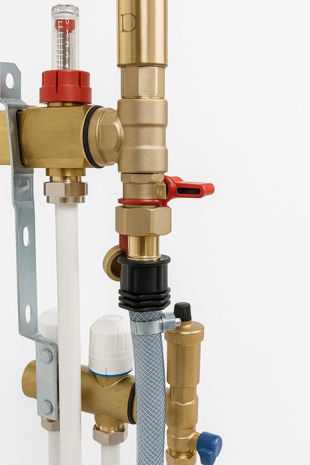 Filtr magnetyczny z filtrami do płukania instalacji
