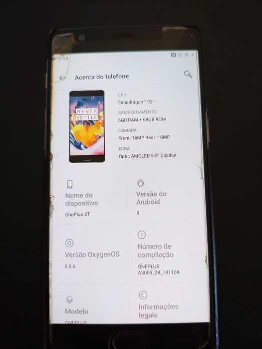 One plus 3T em bom estado