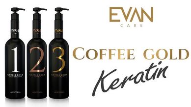 keratin evan care coffee gold zestaw szampon keratyna odzywaka