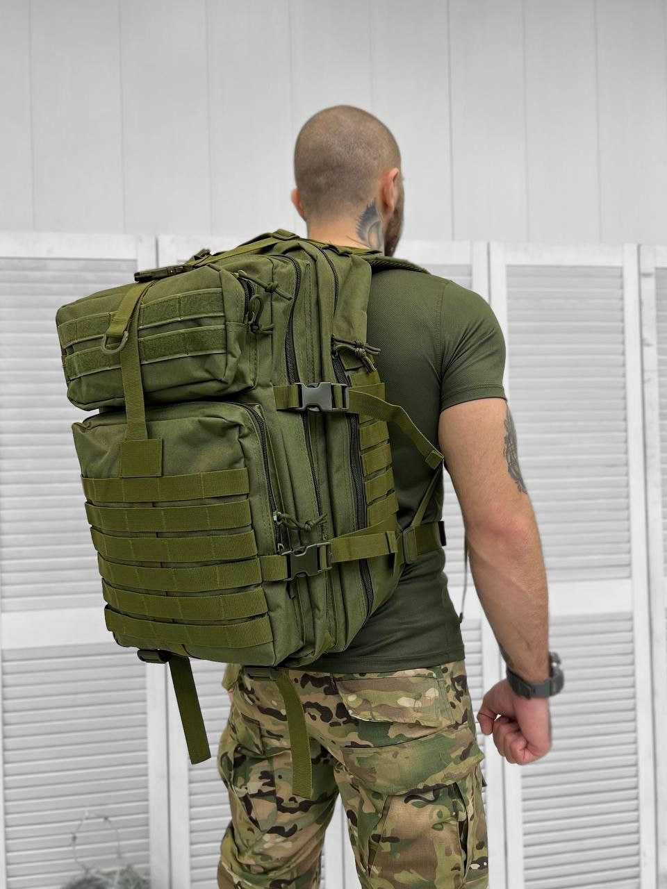 Крепкий тактический рюкзак 45л / тактичний рюкзак наплічник баул