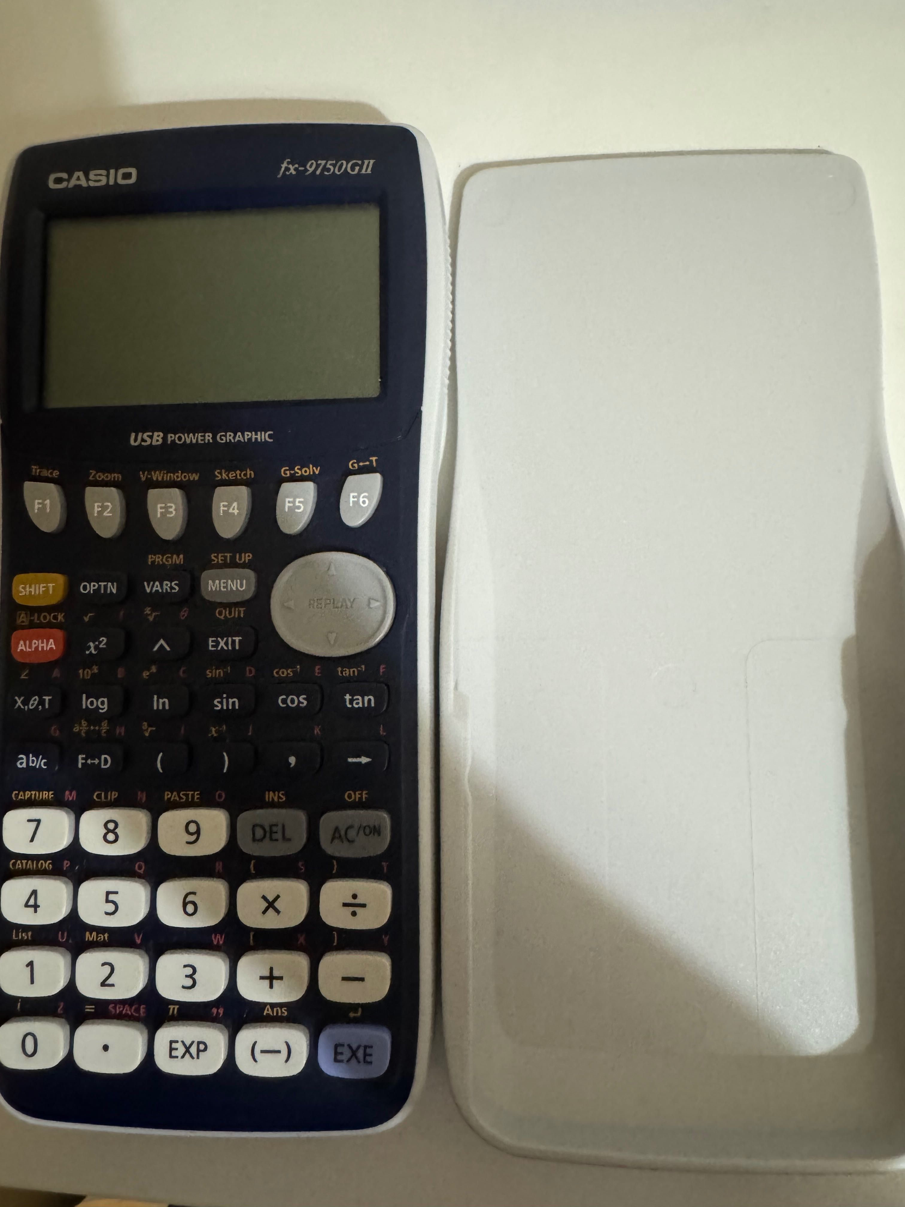 Calculadora gráfica casio fx 9750GII