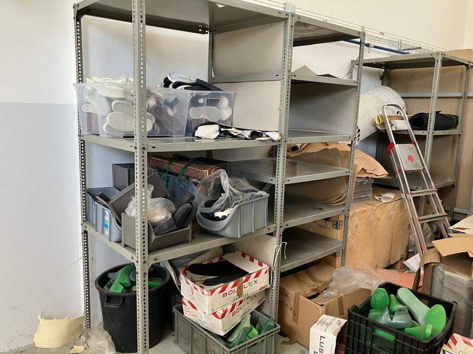 6 armários de dexion