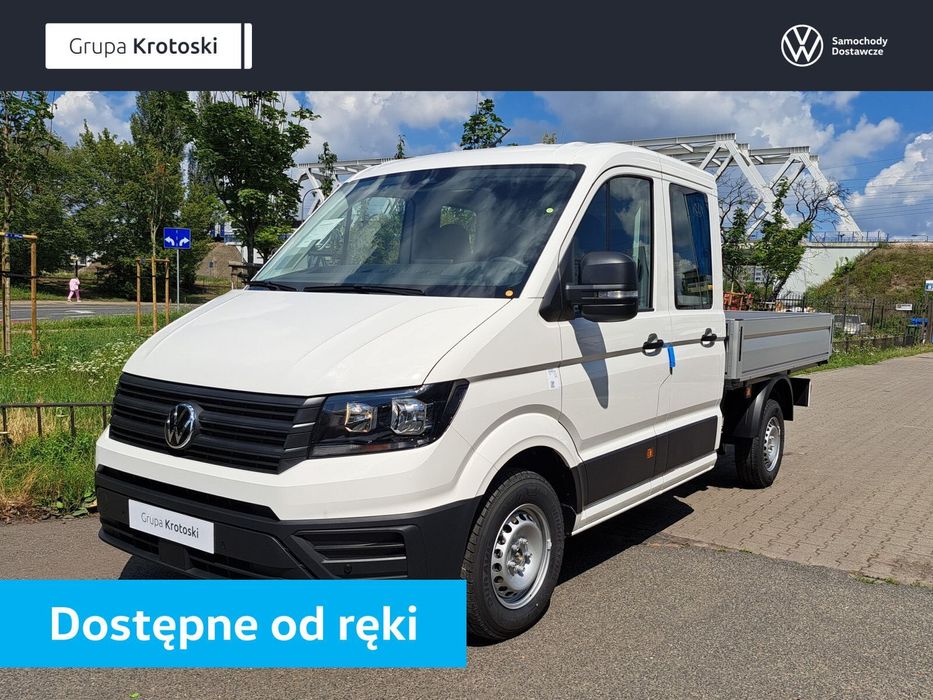 Volkswagen Crafter Skrzyniowy 2.0 TDI Manual  Skrzyniowy z podwójną kabiną 2.0 TDI 140 KM manualna Dostępny od Ręki!