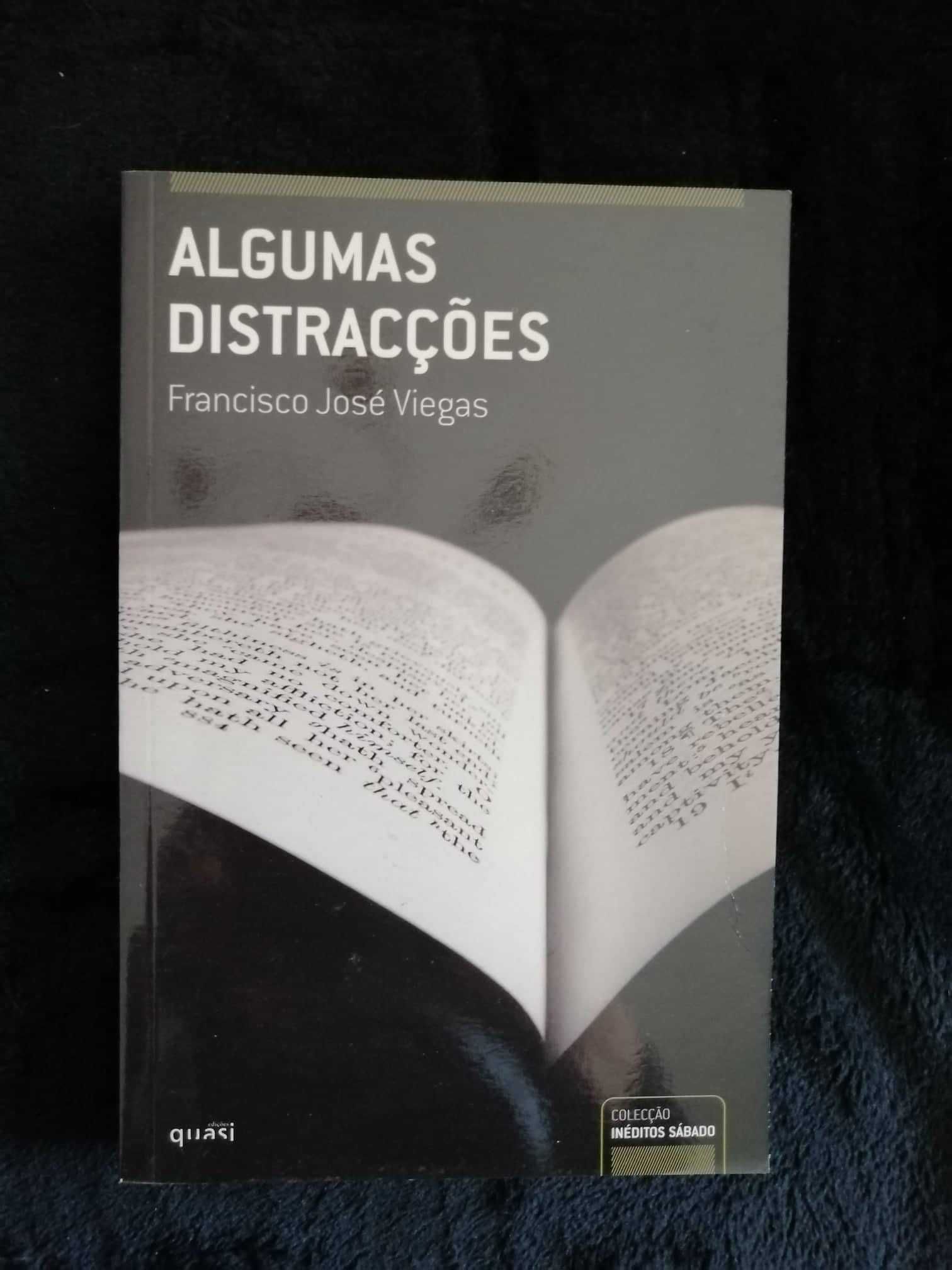 Livro - "Algumas distracções" de Francisco José Viegas - como novo