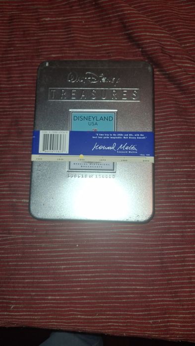 Walt disney treasures caixa metalica dvd raro colecção