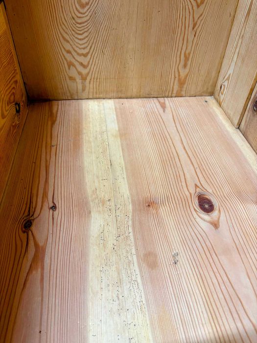 Unikatowa szafa antyczna po stylizacji. Grafit z zielenią. Loft/Boho