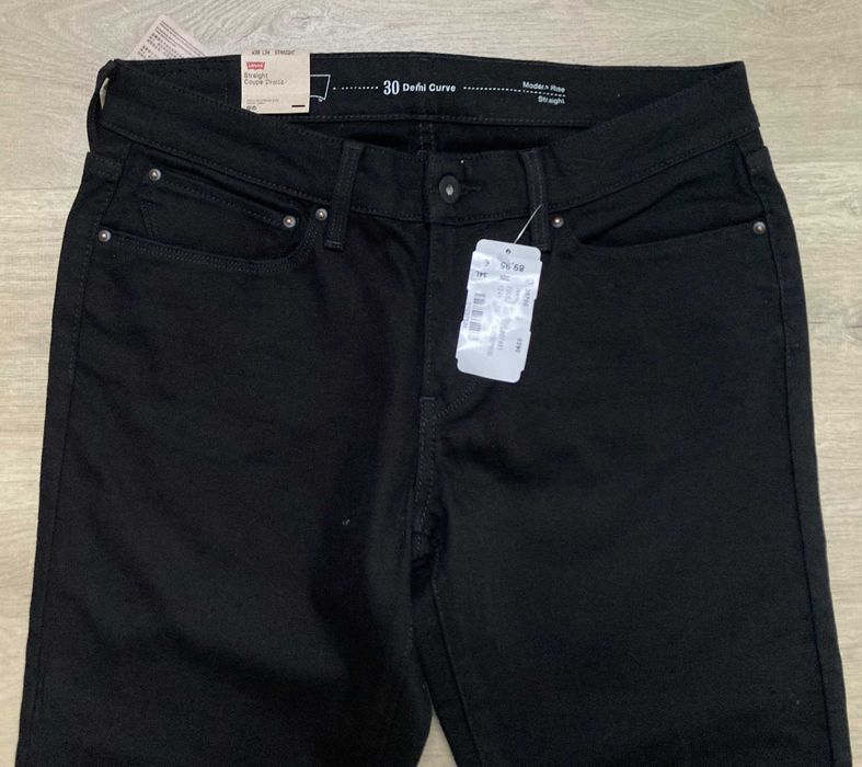 Levis Curve ID spodnie jeansy Straight Coupe Droit W30 L34