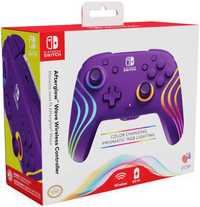 PDP do Nintendo SWITCH Pad bezprzewodowy AFTERGLOW WAVE - fioletowy