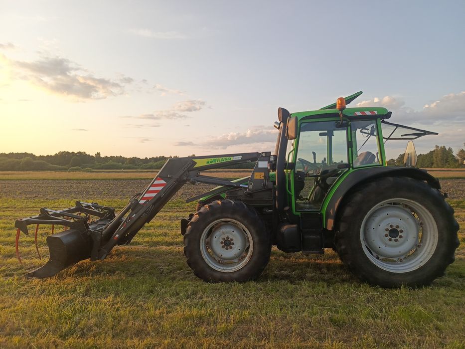 Deutz fahr Agroplus 95 z ładowaczem  zamiana biegi pełzające