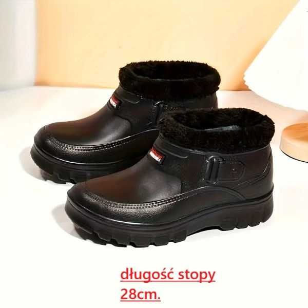 Męskie zimowe buty śniegowce rozmiar UE44,5- CN „47” dł. st. 28 cm.