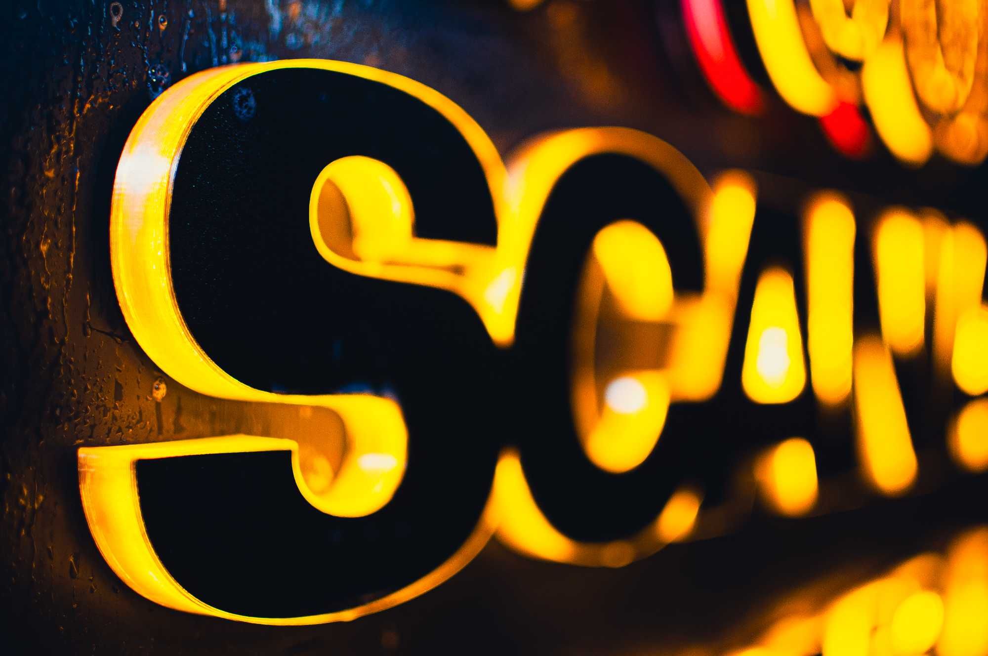 Podświetlany napis Logo led scania