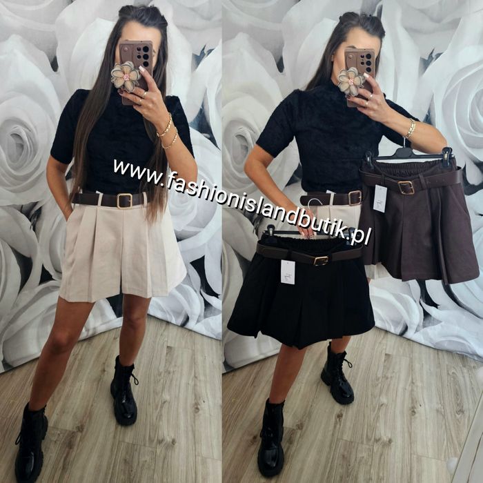 Spódnico-spodenki zimowe szorty