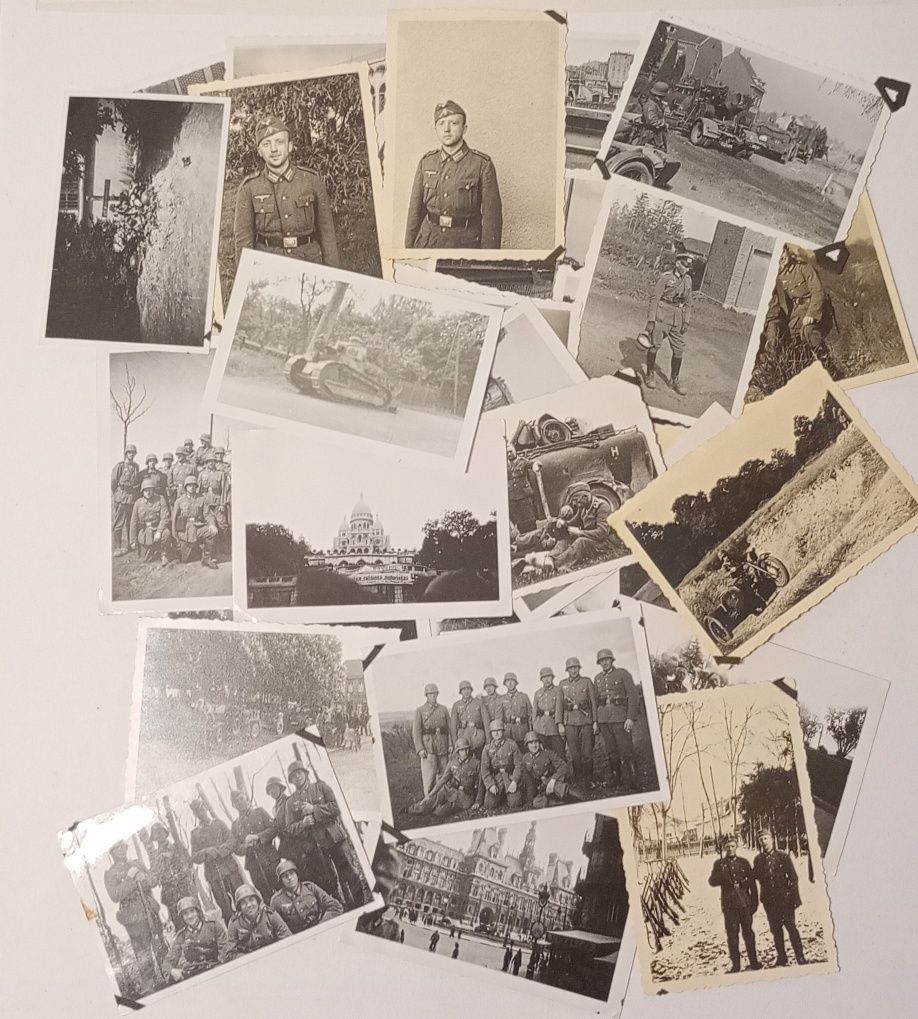 Militaria de Trincheira Werhmatch Fotos da Ocupação Weste