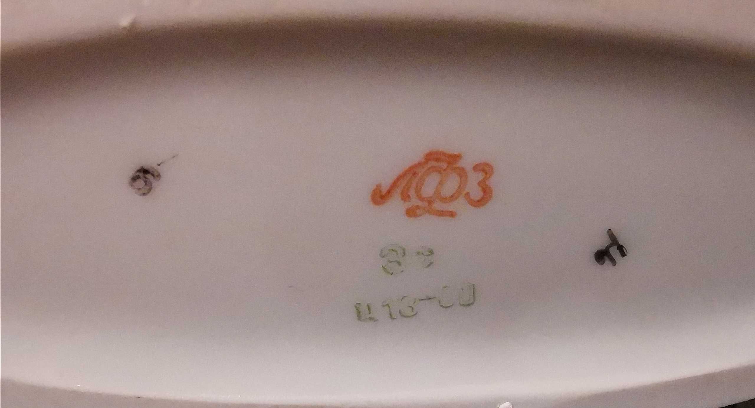 ŁOMONOSOW karafka porcelana rosyjska, złoto 22 karaty