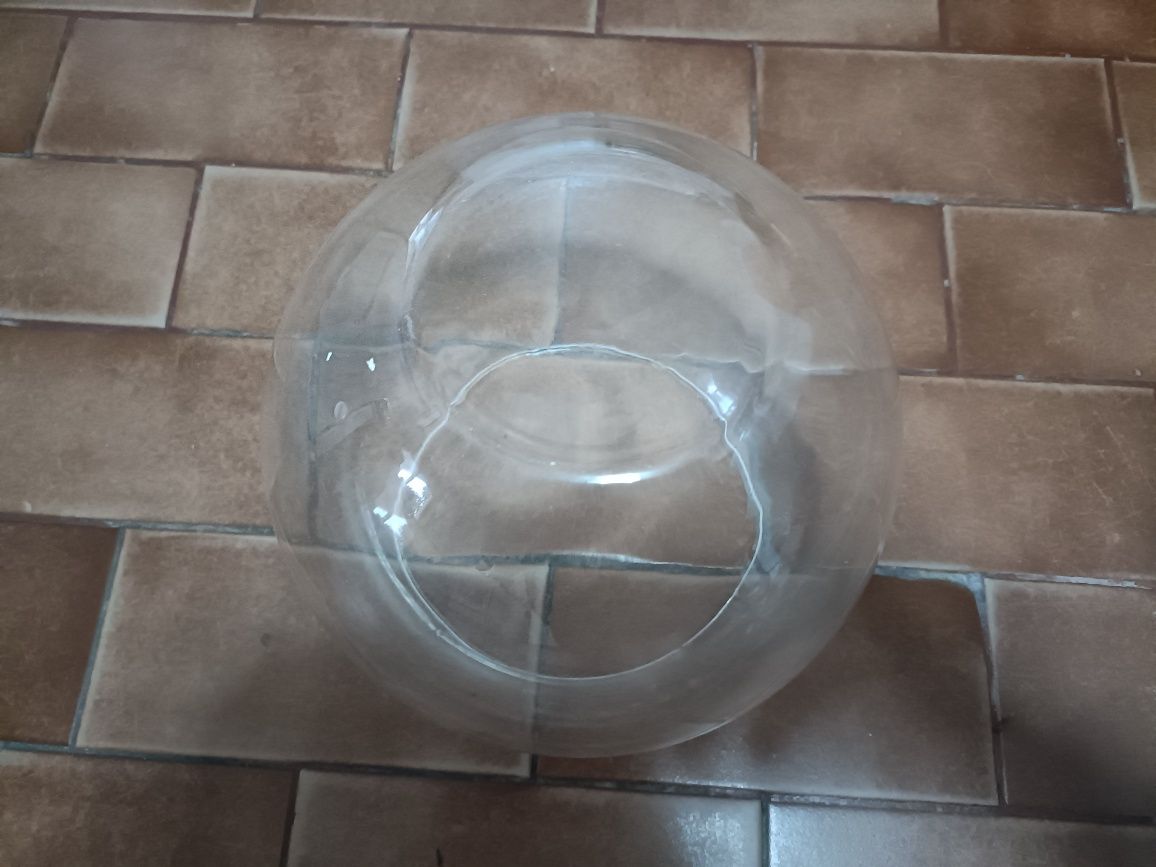 Globo de vidro para aquário de 10 litros 
Pode ser usado para camarões