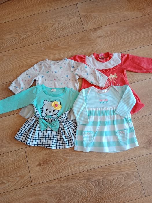 Sukienki dla dziewczynki rozmiar 68/74-80