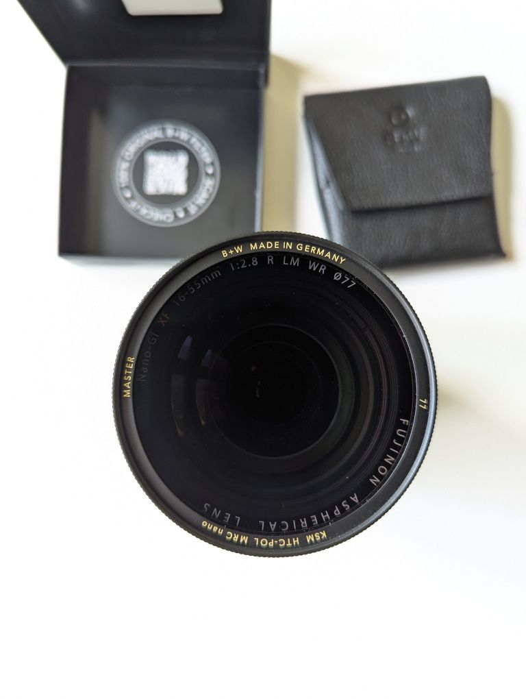 Fujifilm Fujinon XF 16-55 mm f/2.8 R LM WR + filtr polaryzacyjny B+W