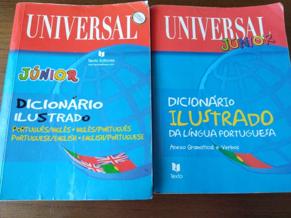 Dicionários ilustrados UNIVERSAL júnior da Texto Editora