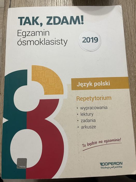 Tak zdam repetytorium osmoklasity jezyk polski