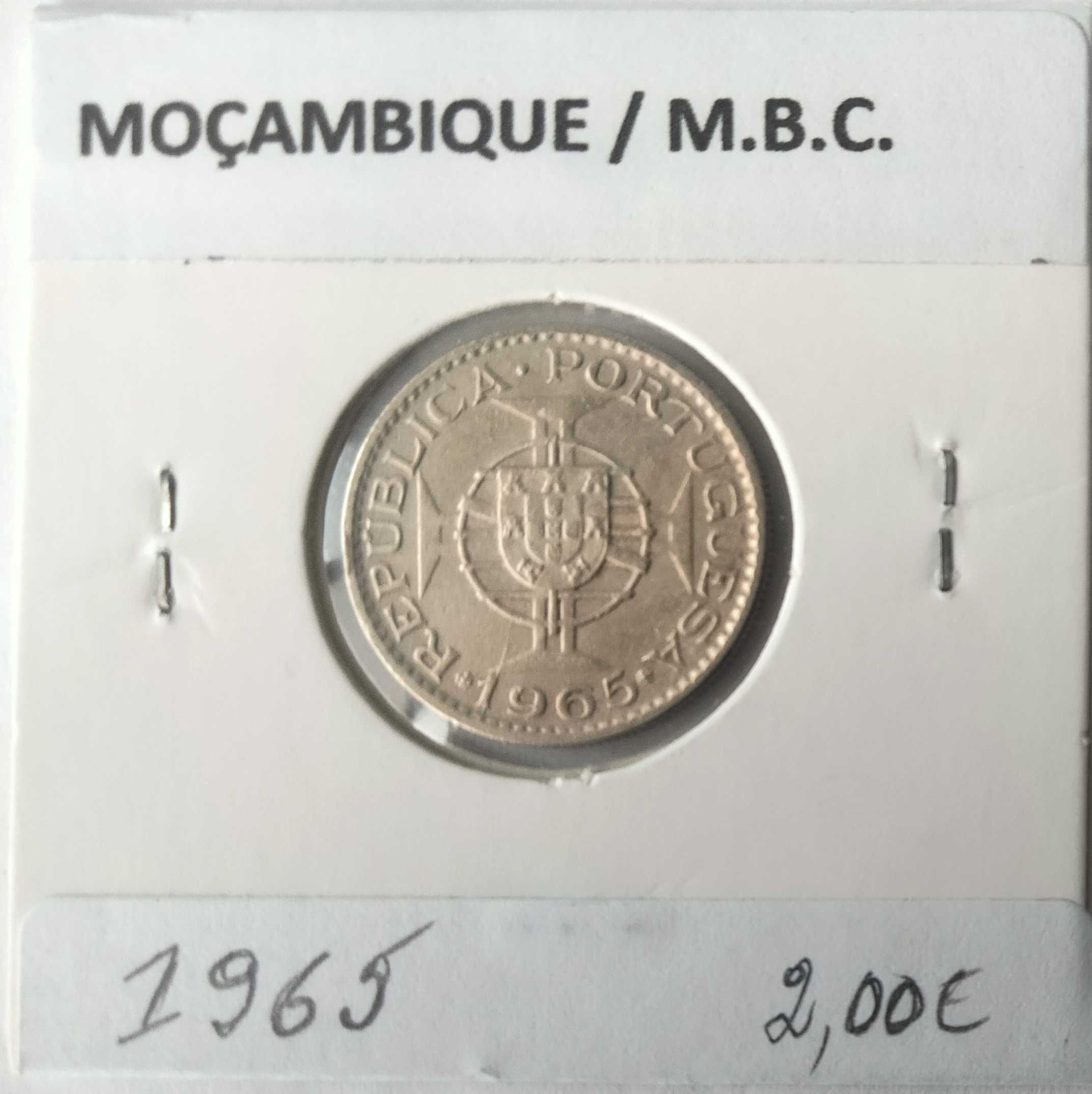 Moedas Portuguesas de 5 e 2,50 Escudos da Ex Colónia de Moçambique