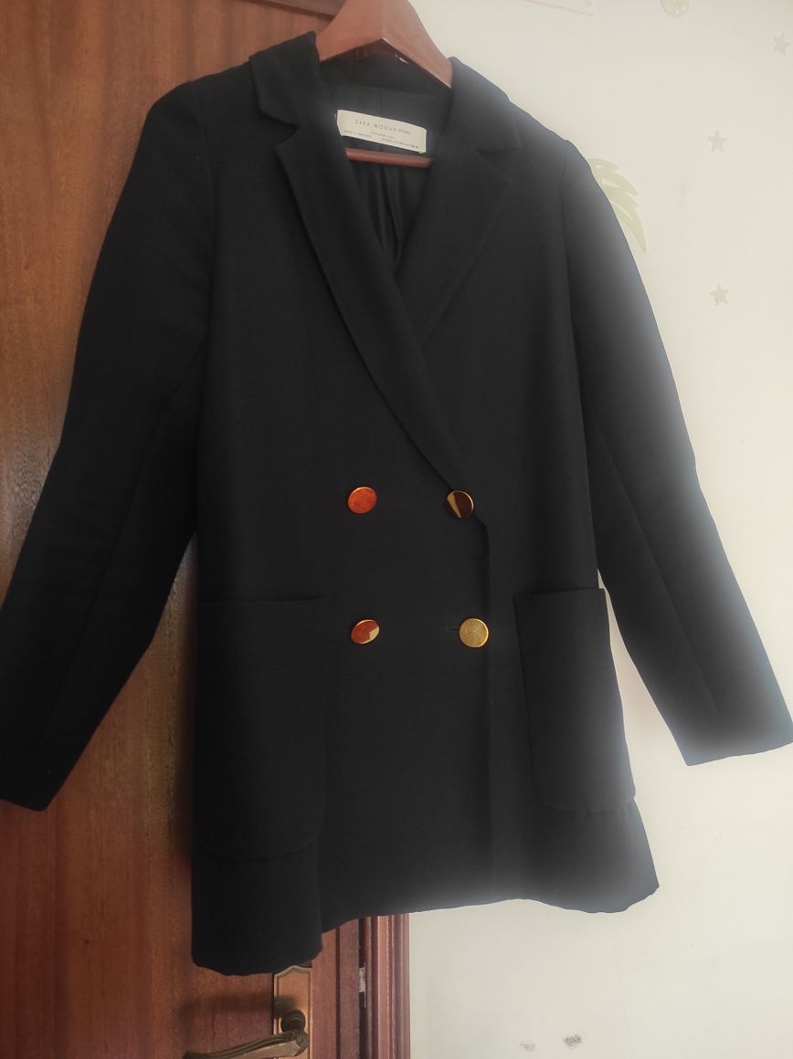 Blazer azul escuro Zara M